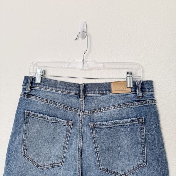 [BKE] Parker High Rise Distressed Denim Cut Off Shorts Stretch Raw Hem Size 30 - Picture 5 of 11